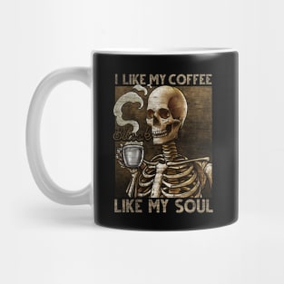 Black Coffee Drinker Mug